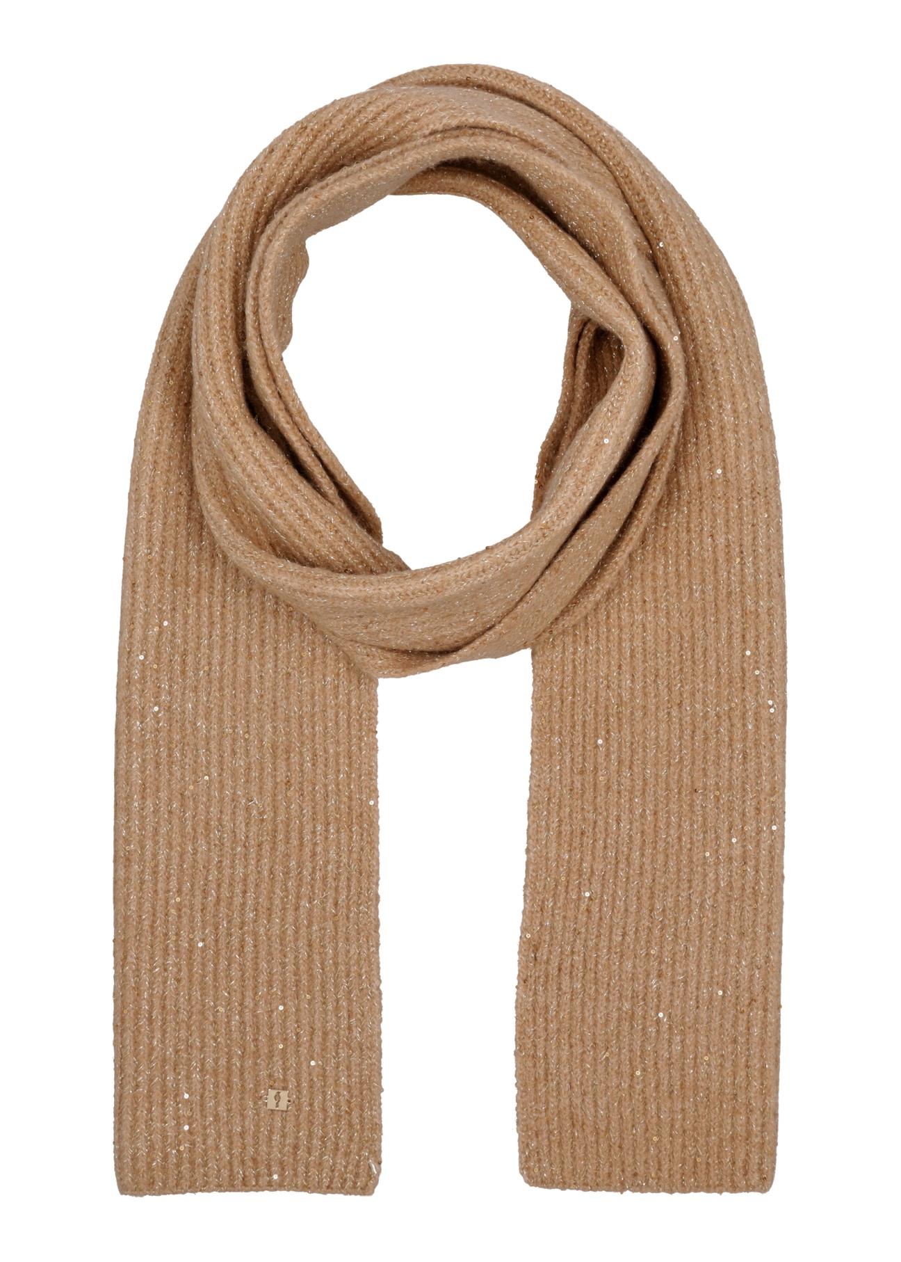 Camelowy zestaw czapka i szalik ZESTD-0016-1D(Z26)