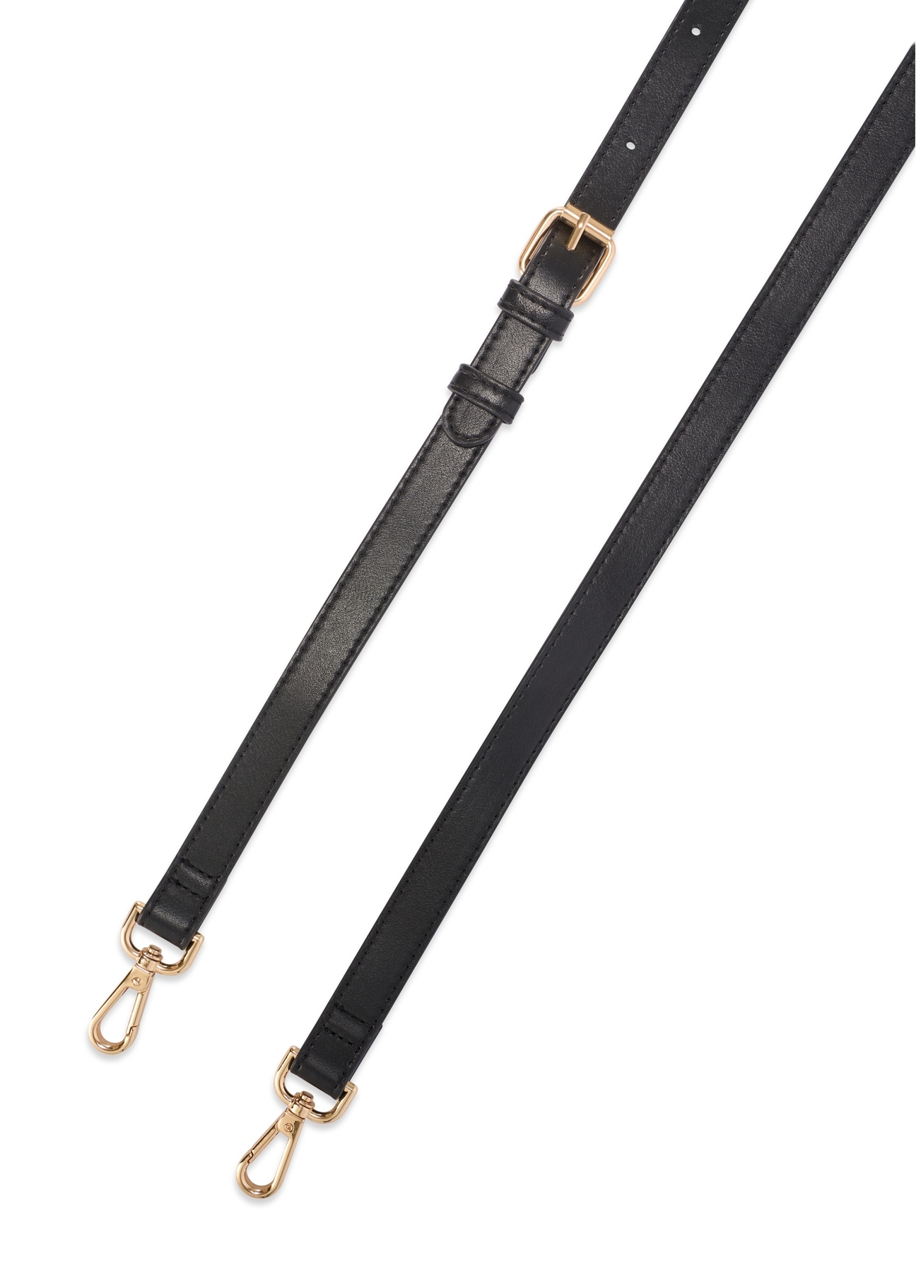 Чорна жіноча сумка для ноутбука TOREC-1130-99(W26), ремінець виробу на білому тлі.