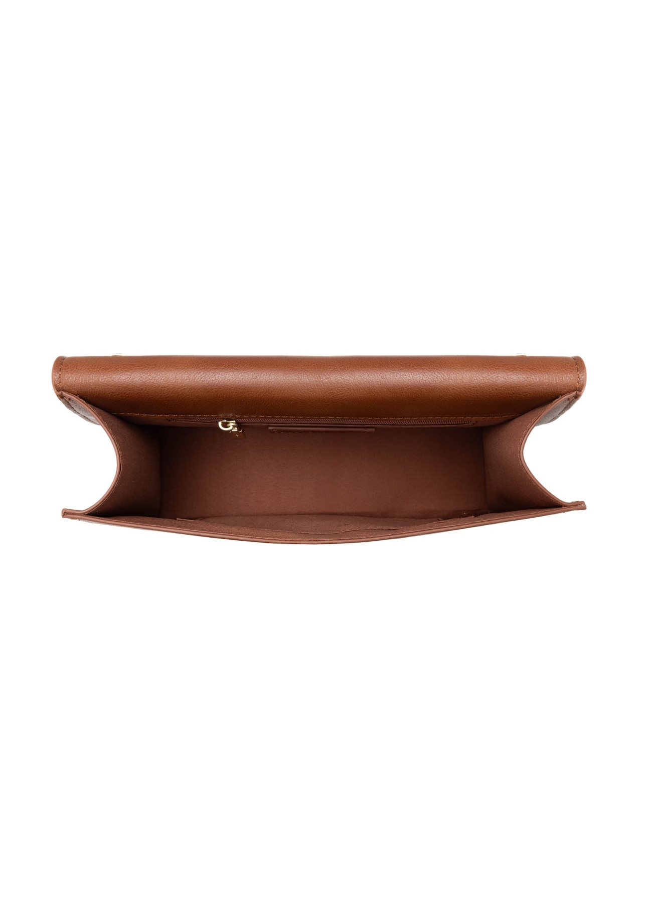 Brązowa torebka listonoszka damska TOREC-1137-1F(W26)