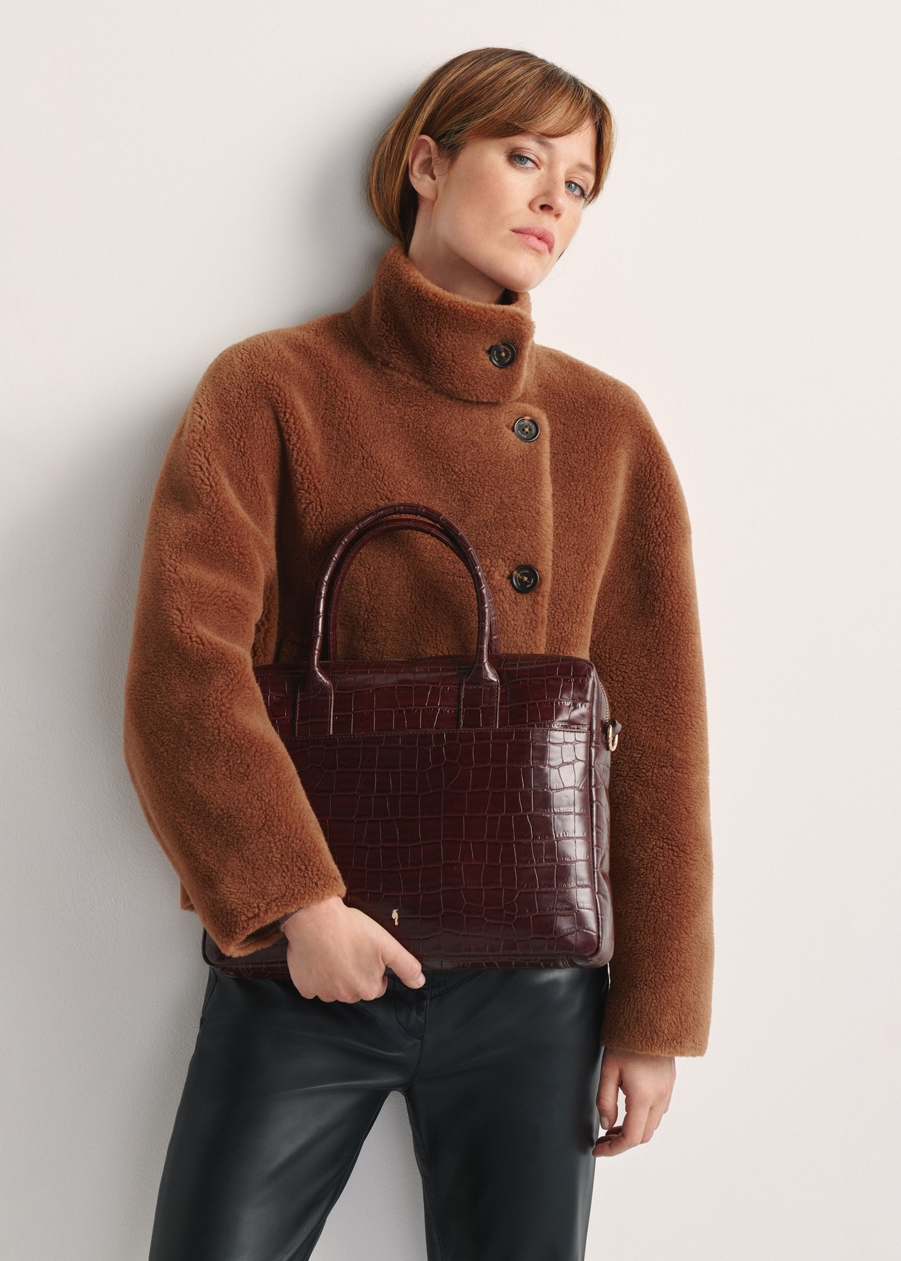 Шкіряна елегантна жіноча сумка в стилі кроко TORES-1128F-1H(W26)