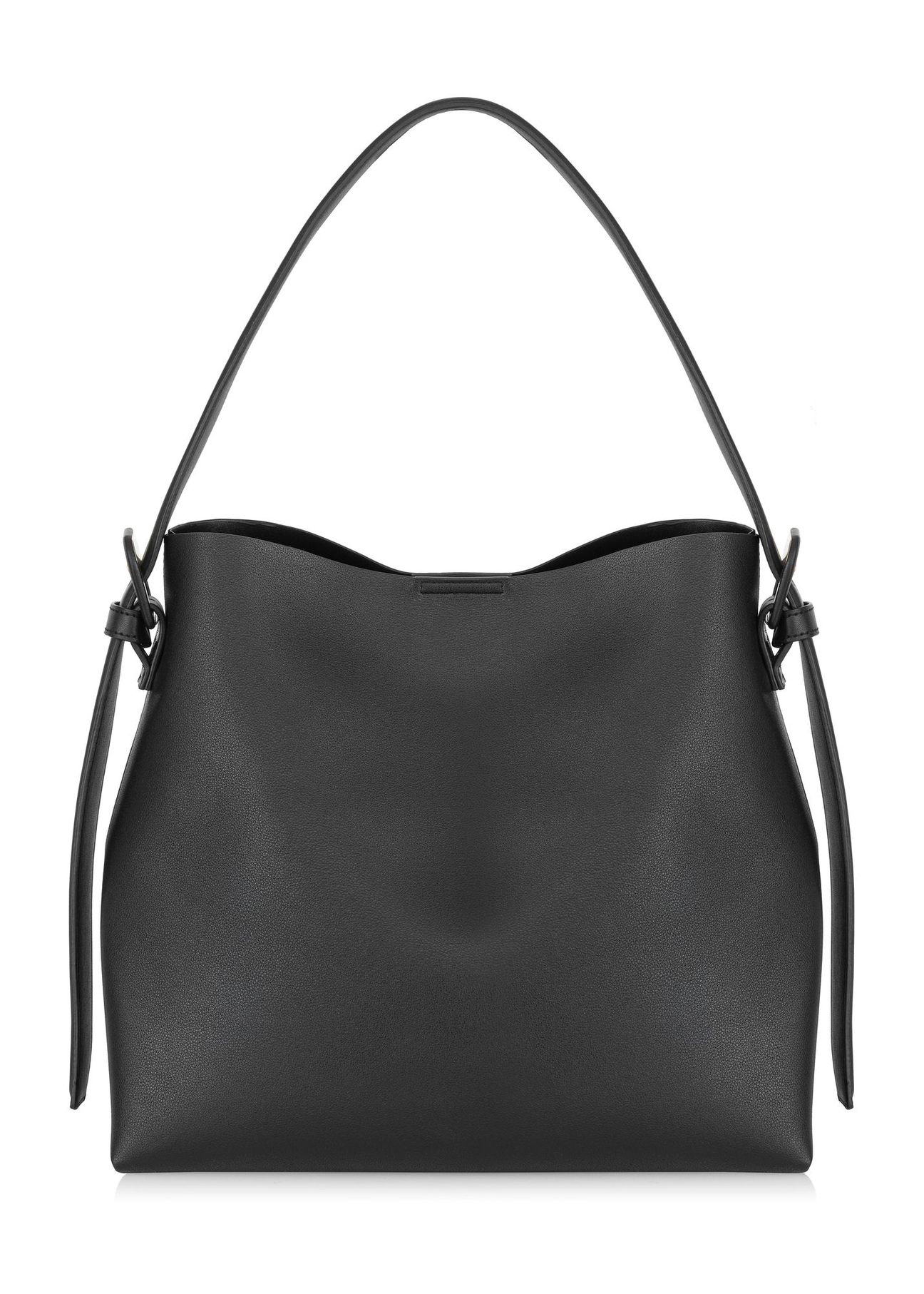 Чорна сумка зі штучної шкіри TOREC-0903-99(W24)-04