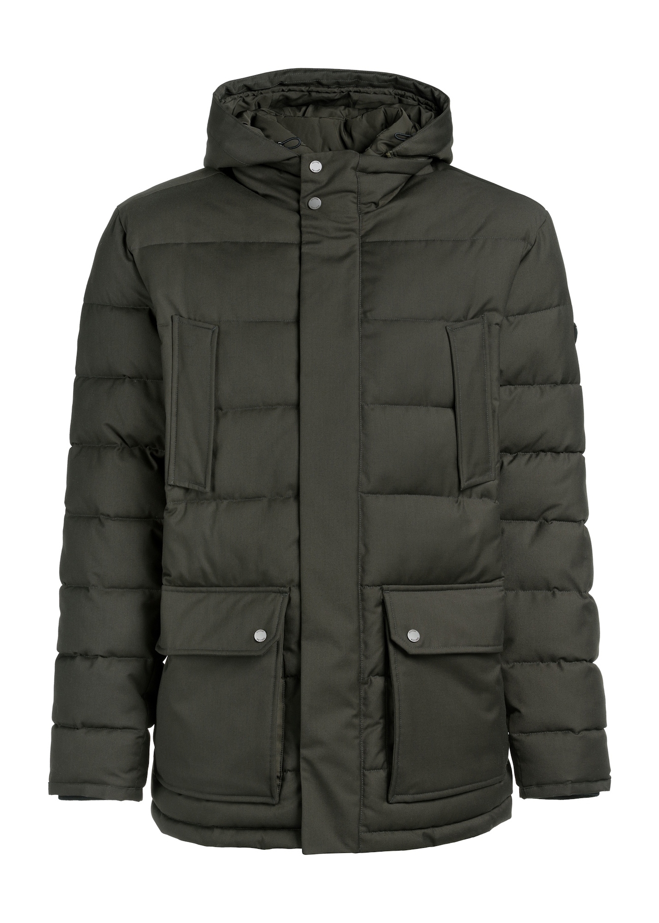 Оливкова зимова чоловіча куртка KURMT-0379-57(Z25)