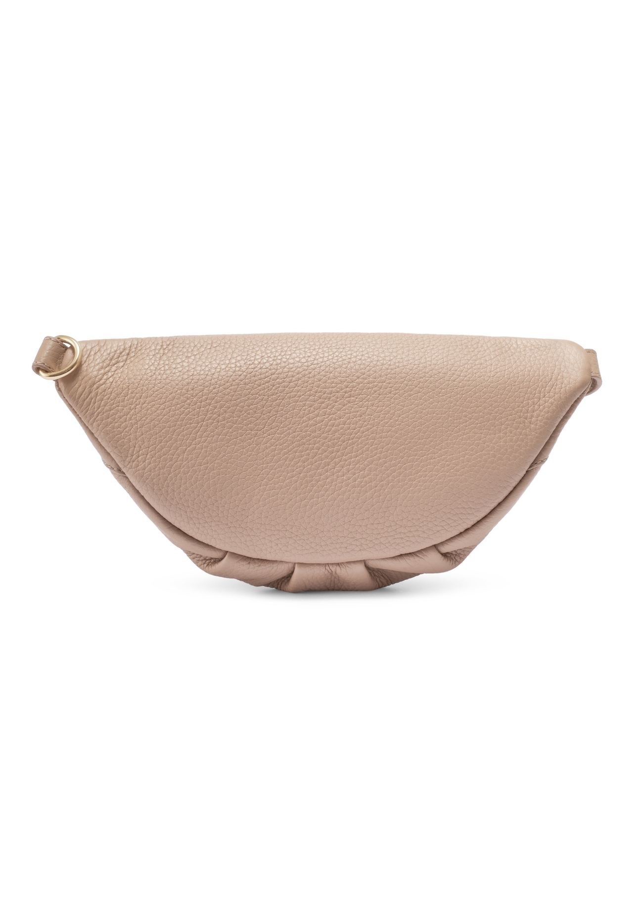 Жіноча рожева шкіряна поясна сумка TORES-0894E-5D(W26), вигляд виробу зі зворотного боку на білому фоні.