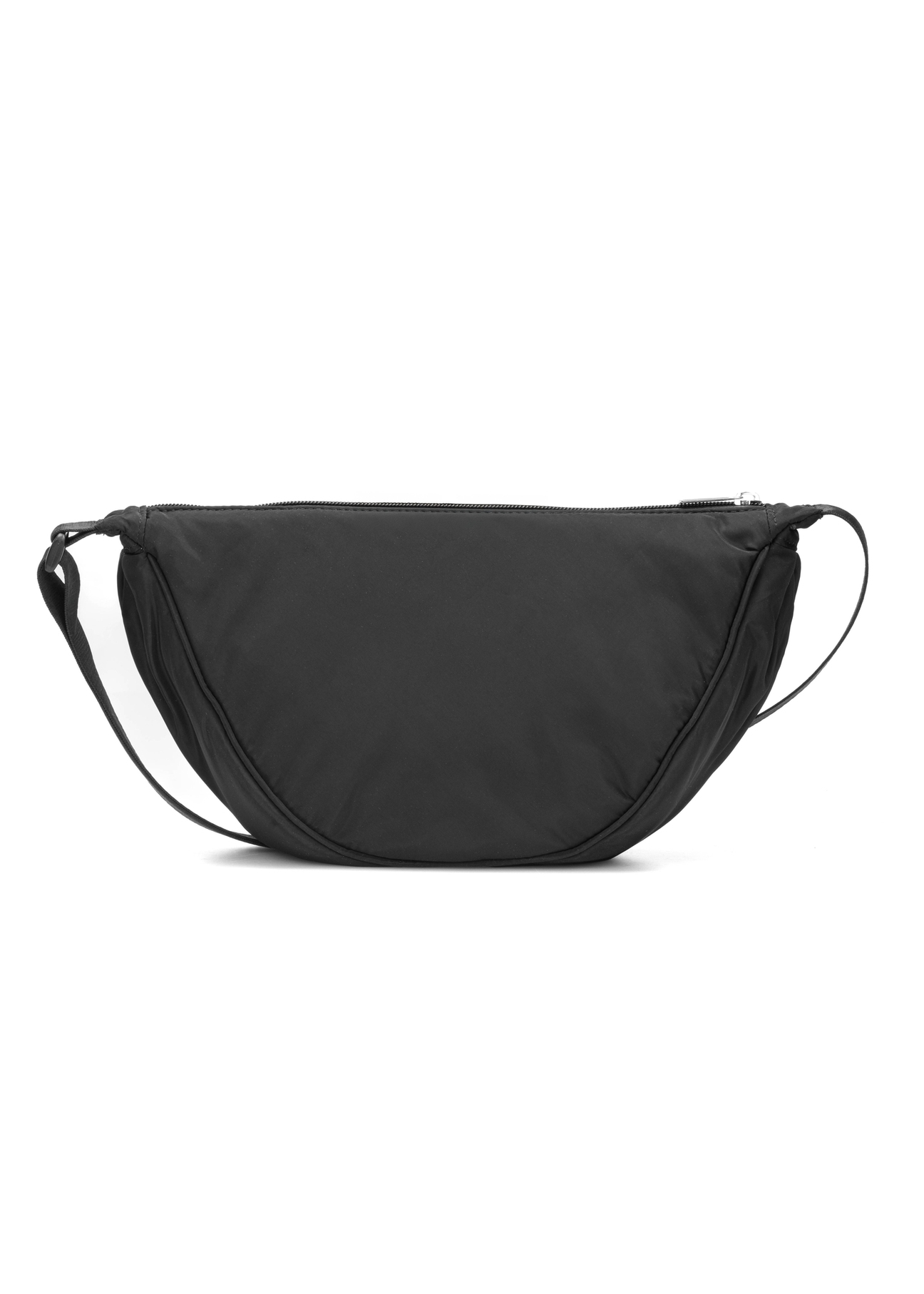 Czarna nylonowa torebka damska TOREN-0342-99(W26)