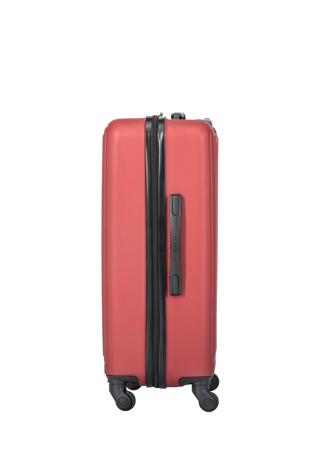 Середня валіза на колесах WALAB-0082-4B-24(W26), вигляд виробу збоку на білому фоні.