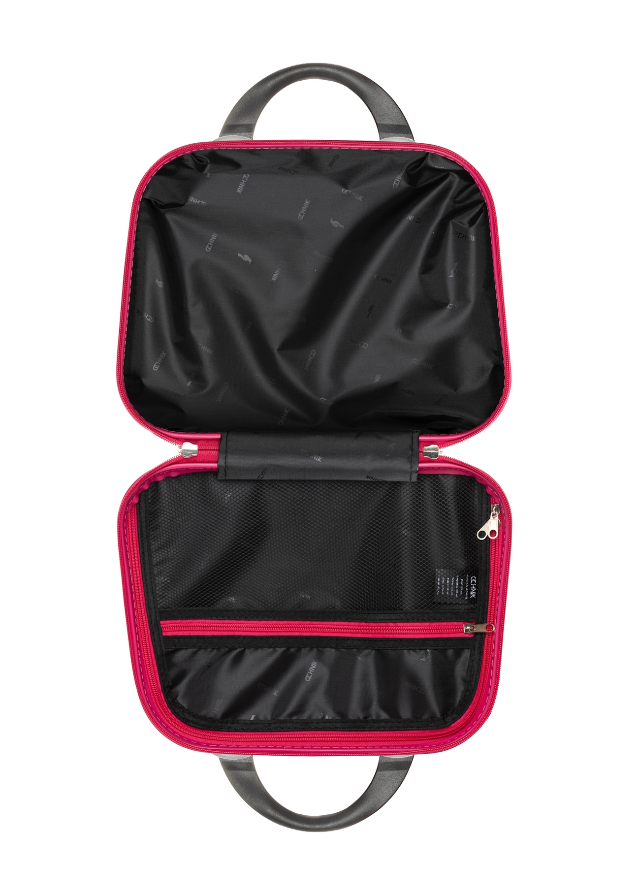 Дорожня косметичка WALAB-0040-5E-14(W26), вигляд продукту всередині на білому тлі.