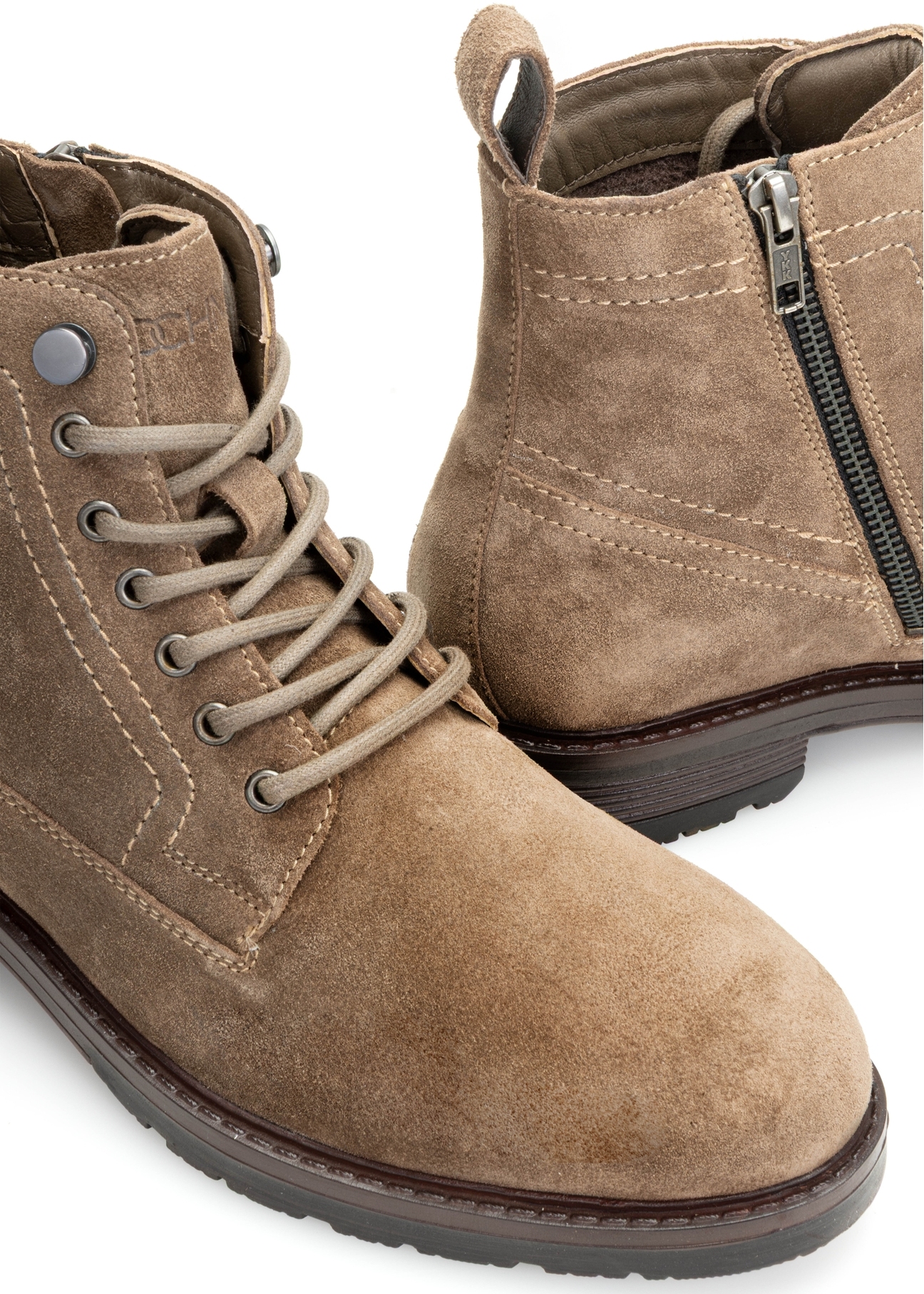 Замшеві чоловічі черевики BUTYM-0522-82(Z25)