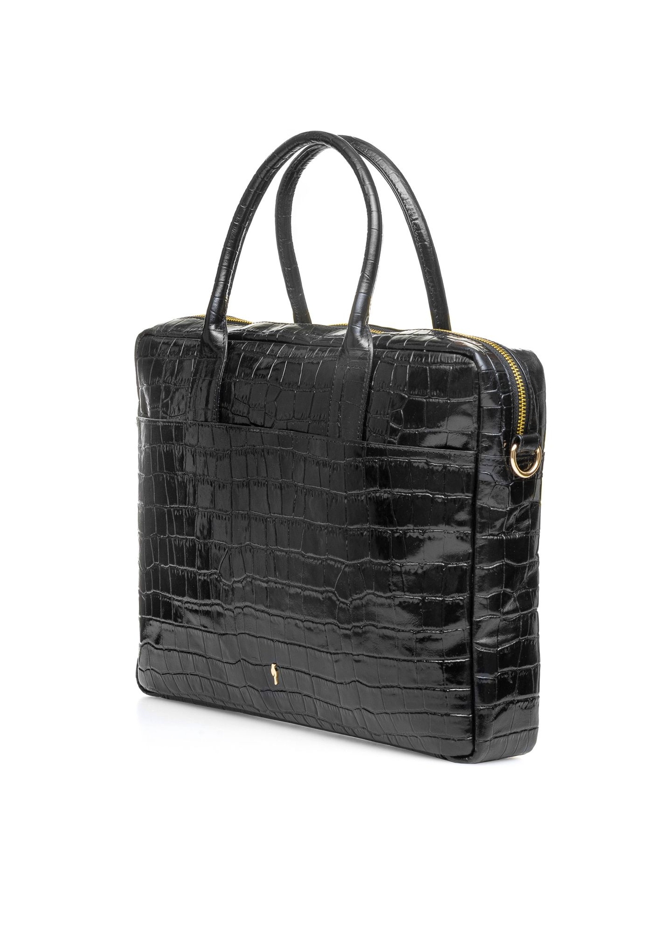 Skórzana elegancka torba damska croco TORES-1128F-9G(W26)