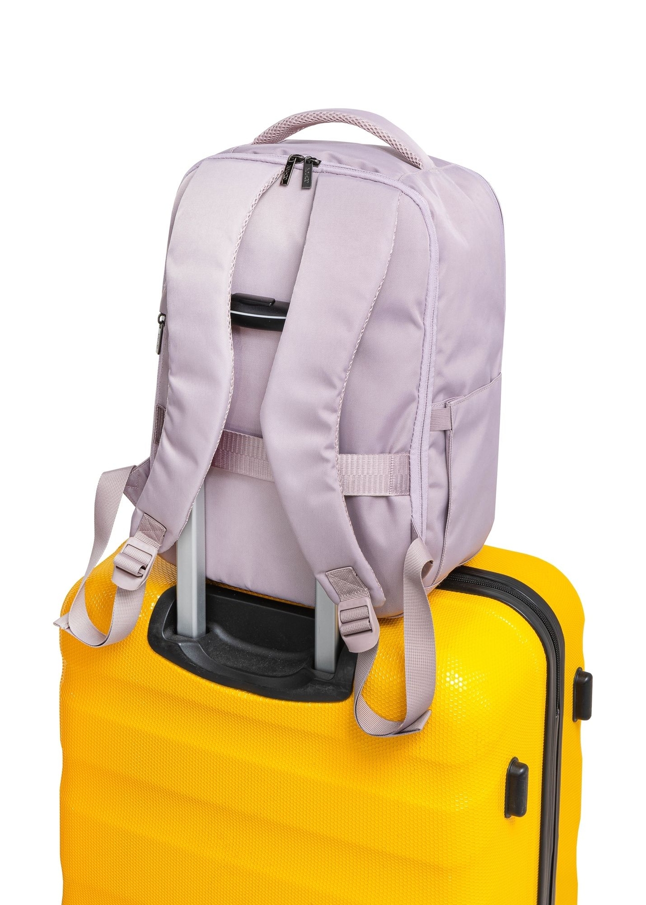 Różowy plecak do samolotu PLCMN-0014-5A(W26)