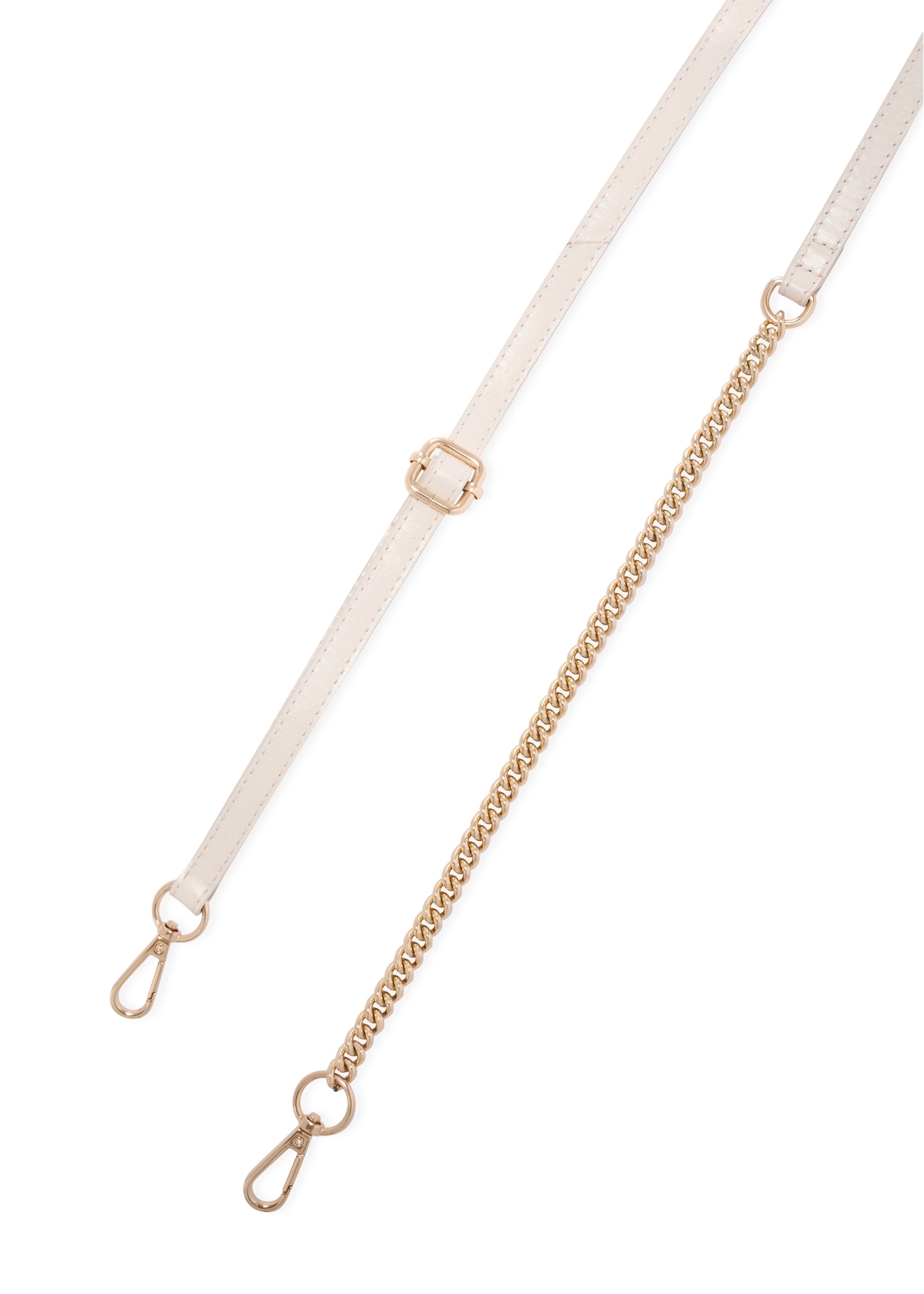 Кремова шкіряна сумка-багажник TORES-1270-0B(W26), вигляд виробу з ремінцем на білому фоні.