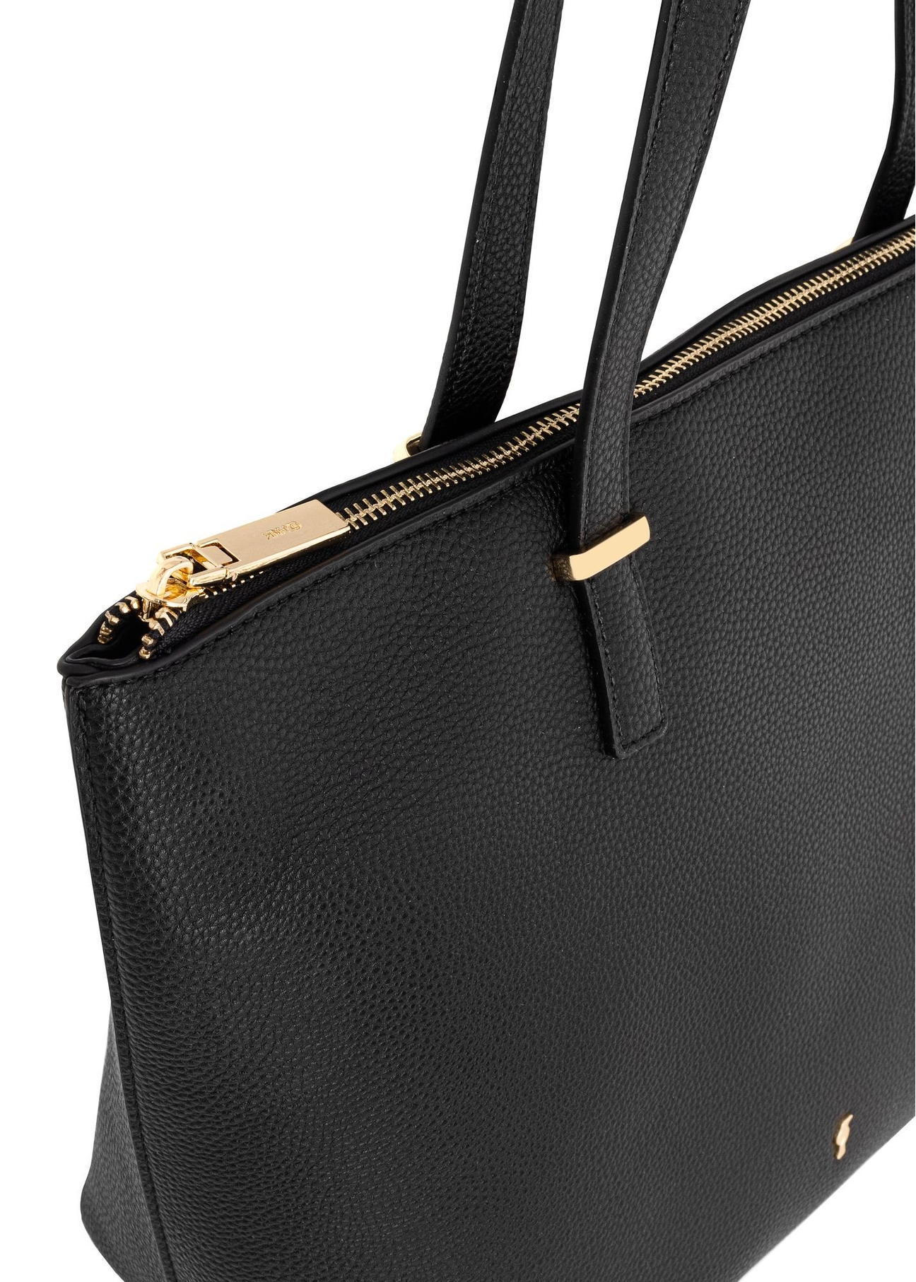 Czarna torebka shopper damska TOREC-0953A-9I(Z26)