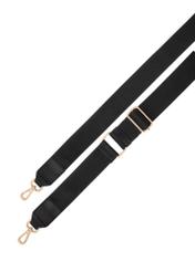 Темно-синя джинсова жіноча сумка TOREN-0332-7H(W26), вигляд виробу з ремінцем на білому фоні.