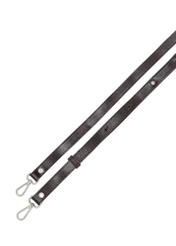 Темно-коричнева маленька шкіряна жіноча сумка TORES-1298-1H(W26), ремінець виробу на білому тлі.