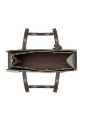 Коричнева сумка через плече TOREC-1236-1H(W26), вигляд виробу всередині на білому тлі.