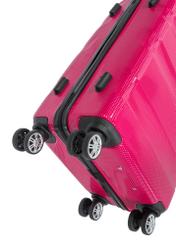 Велика валіза на колесах WALPC-0012-5E-28(W26), крупний план коліс продукту на білому фоні.