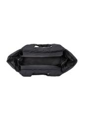 Чорна жіноча сумка-шопер TOREN-0336-99(W26), вигляд товару всередині на білому тлі.