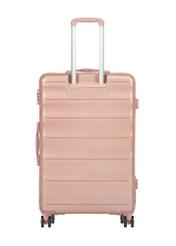 Велика валіза на колесах WALPC-0015-5B-28(W26), вигляд виробу ззаду на білому фоні.