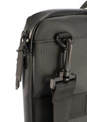 Чорна сумка для ноутбука TORMN-0398-9J(W26), крупний план деталей виробу на білому тлі.