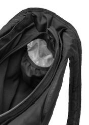 Велика нейлонова жіноча сумка TOREN-0340-99(W26), крупний план деталі виробу на білому фоні.