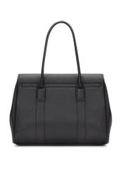 Чорна велика жіноча сумка TOREC-1139-9I(W26), вигляд виробу зі зворотного боку на білому фоні.