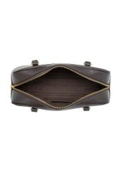 Темно-коричнева сумка через плече TOREC-1233-1I(W26), вигляд виробу всередині на білому тлі.