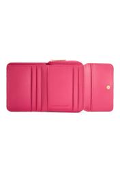 Маленький жіночий шкіряний гаманець PORES-0982-0P(W26), вигляд виробу всередині на білому тлі.