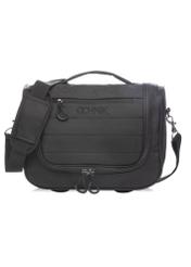 Чорна велика косметичка WALNY-0045-99-14(W26), вигляд виробу спереду на білому тлі.