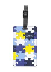 Багажна бирка AW-012-0001-61(W25), вигляд виробу спереду на білому фоні.
