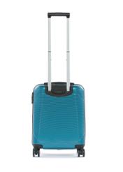 Маленька валіза на колесах WALPC-0014-7B-19(W26), вигляд виробу ззаду на білому фоні.