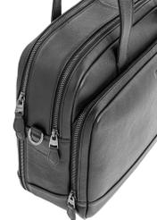 Чорна чоловіча шкіряна сумка TORMS-0020R-9I(W26)