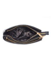 Czarna torebka damska croco TORES-1159-9G(Z26)