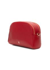 Маленька червона жіноча сумочка TOREC-0036E-42(Z25), діагональний вигляд виробу на білому тлі.