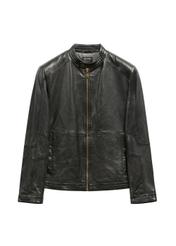 Класична чоловіча шкіряна куртка KURMS-0297-99(KS)