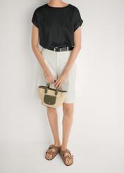 Шкіряні жіночі шльопанці кольору кемел BUTYD-1158-1D(W26)