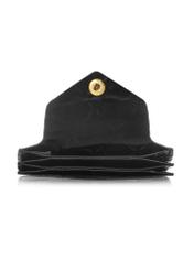 Mały czarny skórzany portfel damski PORES-0890B-99(Z25)