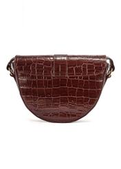 Коричнева шкіряна сумка в стилі кроко TORES-0707E-89(Z25)