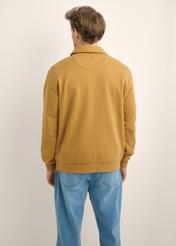 Musztardowa bawełniana bluza męska BLZMT-0081-2D(Z26)