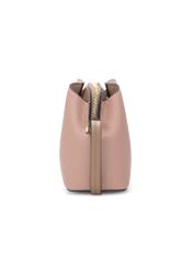 Рожева маленька жіноча сумочка TOREC-0768-5A(W26), вигляд виробу збоку на білому фоні.