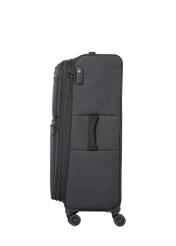 Велика валіза на колесах WALNY-0048-99-28(W26), вигляд виробу збоку на білому фоні.