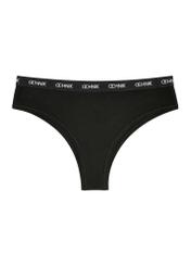 Trójpak czarnych brazylianów damskich ZESDB-0001-99(W26)