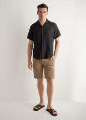 Чоловічі шорти кольору кемел SZOMT-0029-1D(W26)