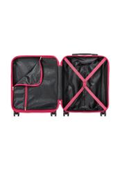 Маленька валіза на колесах WALAB-0040-5E-19(W26), вигляд виробу всередині на білому тлі.