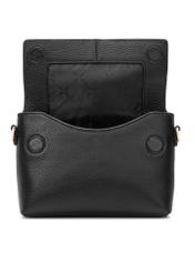 Маленька жіноча шкіряна сумочка TORES-1278-9I(W26), вигляд виробу з відкритим клапаном на білому тлі.