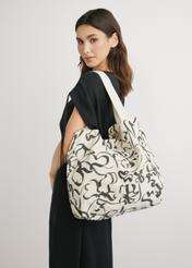 Бавовняна жіноча сумка в квіти TOREN-0289-1P(W26)