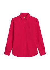 Фуксійна жіноча лляна сорочка KOSDT-0163A-5E(W26)