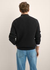 Czarny sweter męski SWEMT-0175-99(Z26)