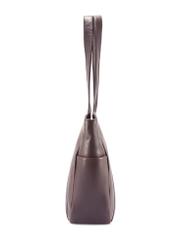 Коричнева шкіряна жіноча сумка-шопер TORES-1255-1I(W26)