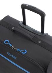 Комплект валіз на колесах 19"/24"/28" WALNY-0045-99(W26), вигляд ручки виробу на білому фоні.