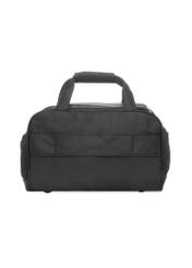 Чорна чоловіча нейлонова сумка TORMN-0420-99(W26), вигляд виробу зі зворотного боку на білому фоні.