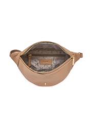 Рожева жіноча шкіряна поясна сумка TORES-0894E-5D(W26)